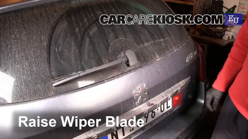 2005 Peugeot 407 SW 2.0L 4 Cyl. Windshield Wiper Blade (Rear) Replace Wiper Blade